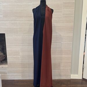 Tuckernuck Elegant Two-Tone Maxi Dress